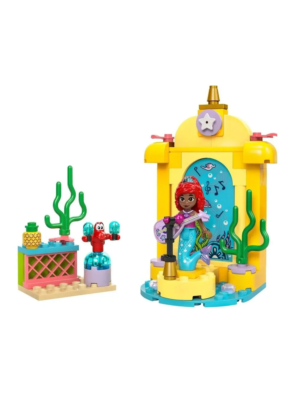 Lego Disney Princess Ariel's Music Stage, Ariel Toy with 2 Iconic Characters